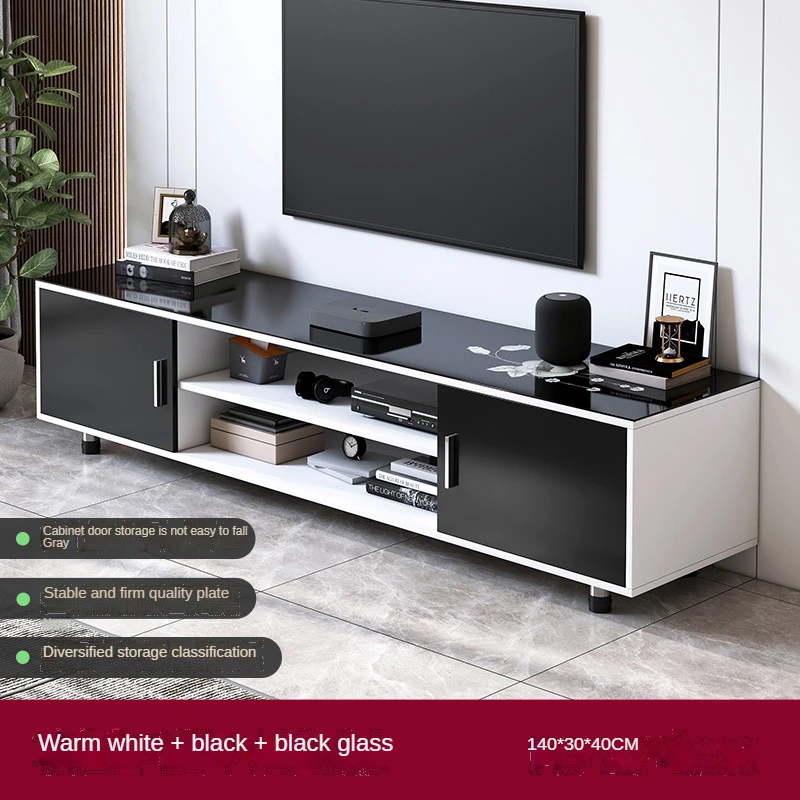TV Cabinet Modern Minimalist Light Luxury Coffee Table Combination Living Room, Bedroom Economical TV Cabinet
