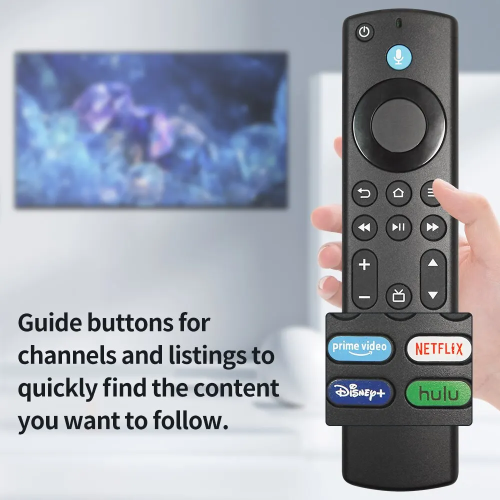 Telecomando vocale universale compatibile con il telecomando Fire TV Stick/Cube/Stick 4K