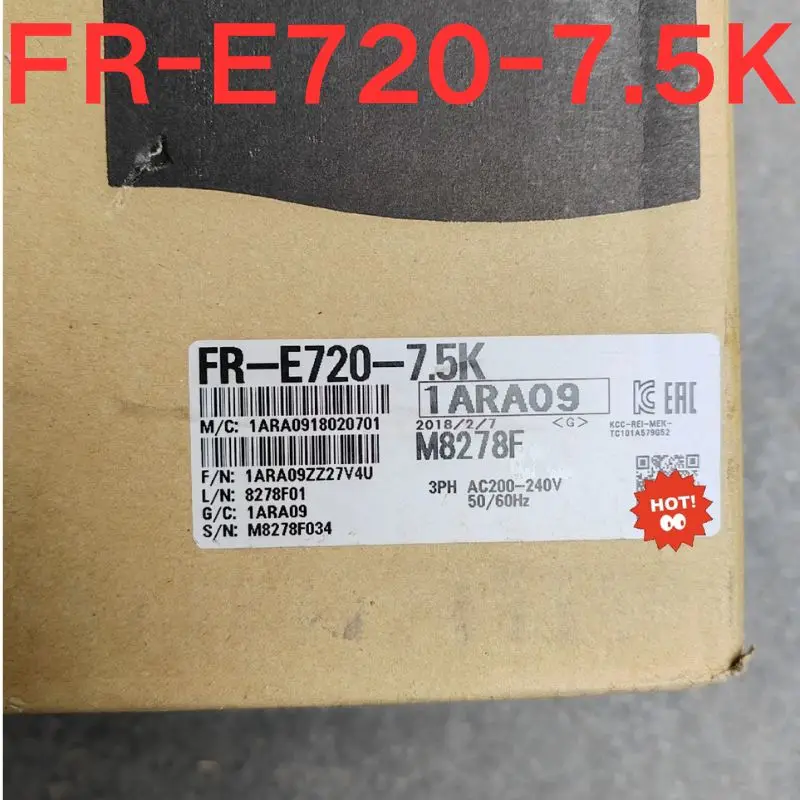 

brand-new, Just unpacked it frequency converter FR-E720-7.5K
