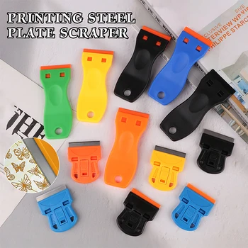 Accessori per piastre per timbri per unghie Modello per timbri Raschietto Stampa fai-da-te Strumenti per unghie Adesivi per colla per pala per pulizia rimovibile