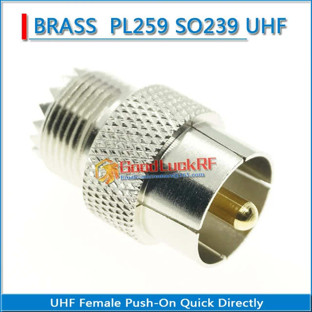 Adattatore Per Antenna Pl259 Adattatore Angolo Retto UHF PL259 Maschio A SO239 Femmina CablesOnline RF-U103 CablesOnline Adattatore UHF 90 Gradi - Foto 6