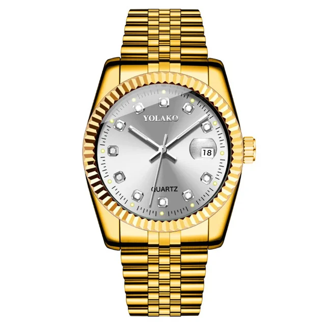 Mens Gold Watches  Business Quartz Watch - Image 4