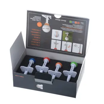 골프 스텝 다운 티, 오리지널 패키지, 새로운 플라스틱 골프 공 티, 골퍼용 4 가지 색상 선택, 레드, 블루, 그린, 오렌지, 조준 라인