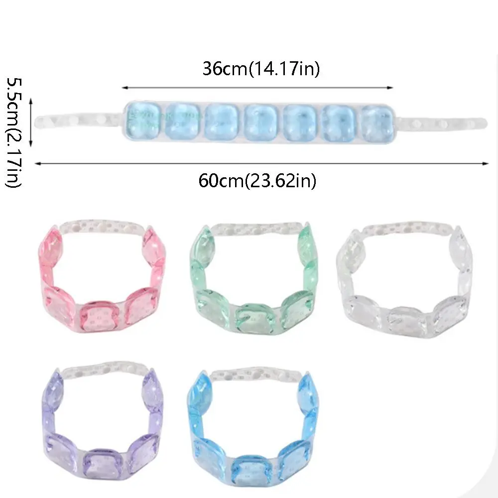 18/28 ℃ Collari Refrigeranti per il Collo, Gadget Estivo, Cuscino di Ghiaccio Portatile, Tubo di Raffreddamento PCM Riutilizzabile, Essenziali per l'Estate - Image 6