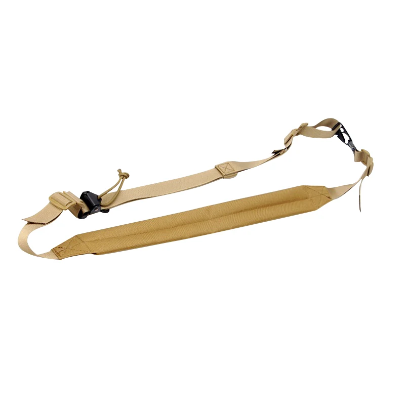 Tactical 2 Point Sling Shoulder Strap Outdoor Rifle Sling Shoulder Strap Metal Buckle Belt Hunting Accessories Tactical Gear