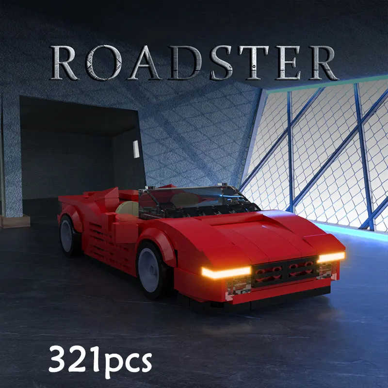 MOC креативный эксперт высокотехнологичный феррированный спортивный гоночный