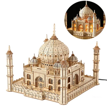 3D Wooden Puzzle House Model Kit 1