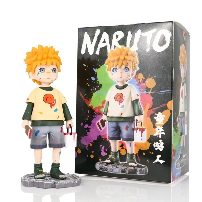 

Naruto Anime Figure Uzumaki Naruto Childhood Cute Action Figures Pvc Figurine Statue Collection Model Decoration Gift Toys 16cm