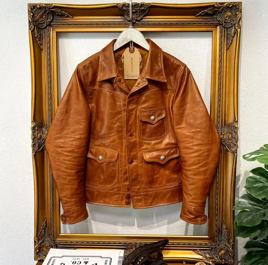 

YR! Бесплатная доставка. Брендовая Повседневная стильная Вощеная воловья куртка Cidu, популярное винтажное натуральное пальто, приталенная мягкая кожаная одежда