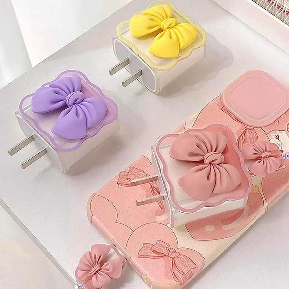 Charger Protector Cable Organiser For iPhone 15 14 11 17 18W 20W Charging Protection Cover Data Cable Management Cord Winder Kit