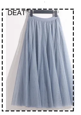 pleated midi skirt DEAT Women Three-dimensional Dot Hollow Design Skirt New High Waist Fashion Temperament Spring Summer Lady Skirts 2022 11D9395 black pleated skirt