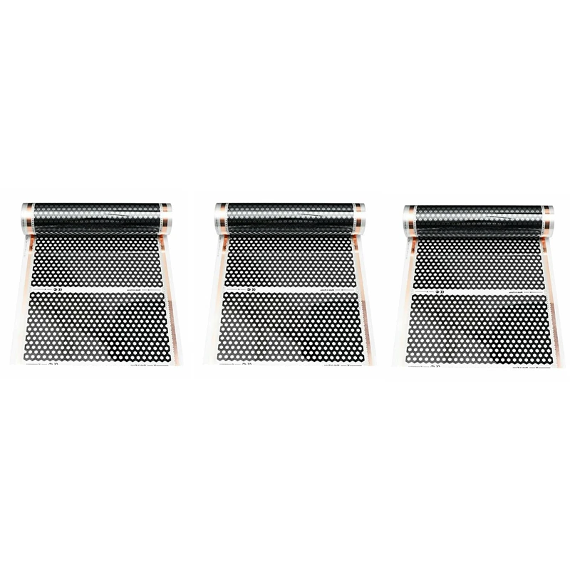 

Big Deal 3X Floor Heating 50Cmx2m Honeycomb Heater Electric Infrared Heated Floor Film 220V