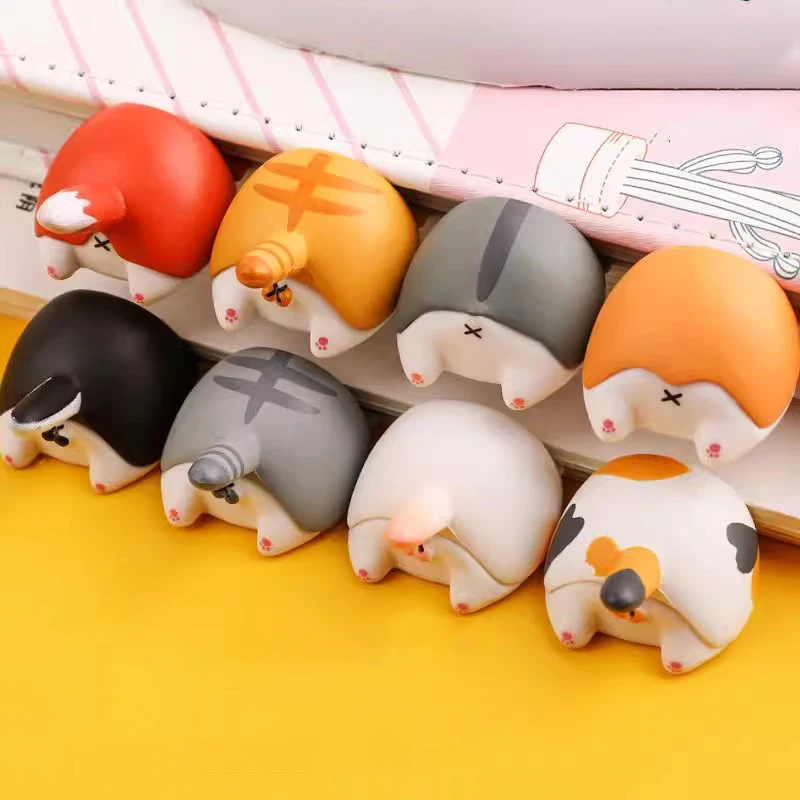 Kawaii Dog Cat Fox Butt Bookmarks Cute Animals Book Page Holder Bookmarks for Books Korean Stationery Kids Gift School Office,animal bookmark,bookmark page holder,bookmark holder,bookmarks stationery supplies