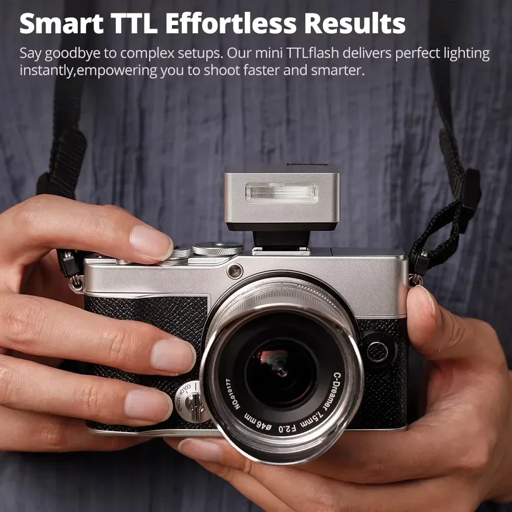 Godox iT20 R 미니 플래시 (리코 TTL 자동 카메라 플래시) 6단계 출력 레벨, 1.5초 재활용 시간, 리코 호환 ♪ GR3..