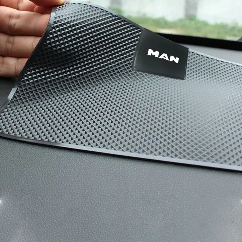 Car Dashboard Anti-Slip Sticky Mat for Phone GPS Cards For MAN TGX TGM TGA TGS TGE Far Fashion Accessories car non slip mat,car dashboard mat,non slip dash mat