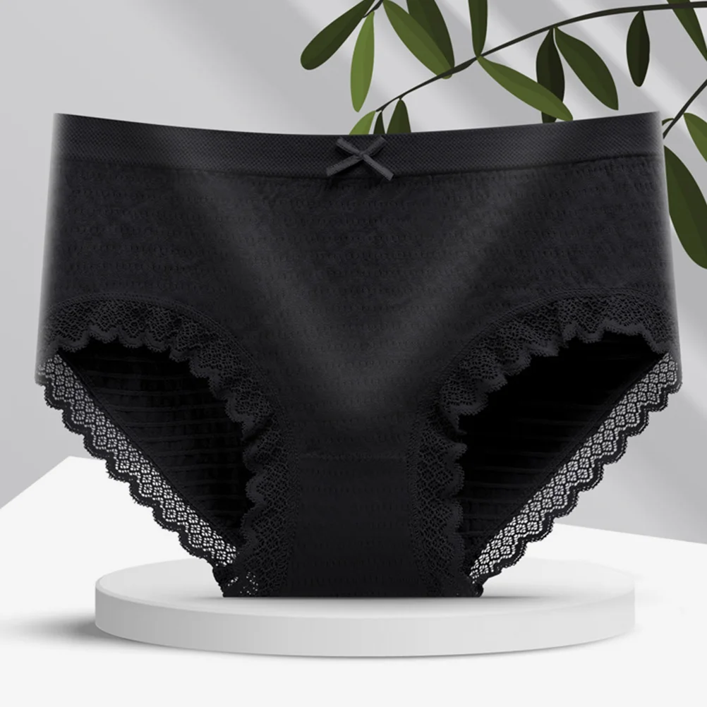 

4 Pcs Women's Adorable Cotton Comfortable Briefs Lovely Panties Soft Miss