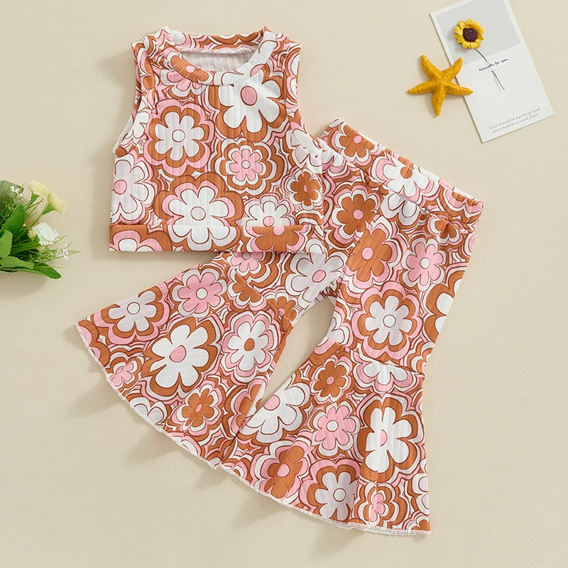 Chilren Baby Girls 2pcs Pants Set Summer 1