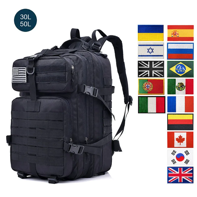 

30L/50L Tactical Knapsack Hiking Camping Military Hiking Bag Waterproof Rucksacks Army Outdoor Camping Trekking Hunting Bag