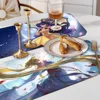 Cartoon S-Sai-lores Girl Moon Table Drain Pad Tabletop Absorbent Draining Mat Tableware Mats Placemats For Table Decor 1