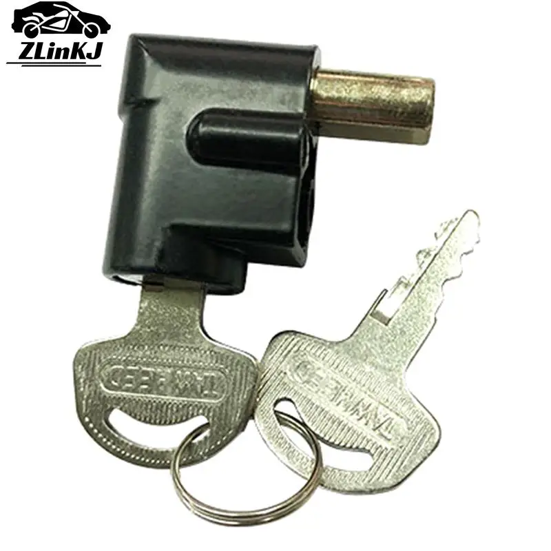 Motorcycle Steering Lock With Two Keys 2 Position Switch For GN125 GS125