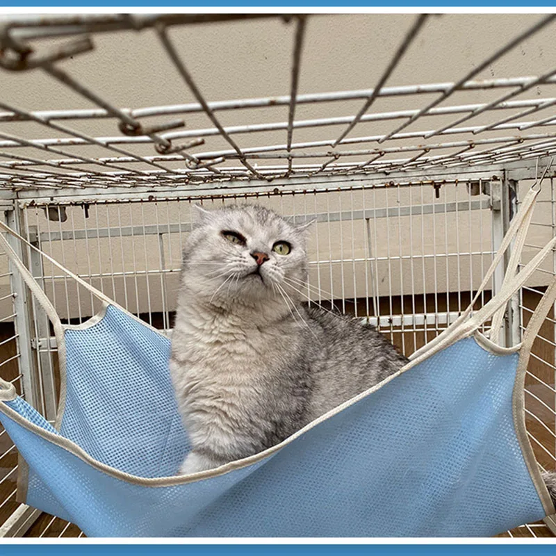 

Summer New Hanging Cat Bed Pet Cat Hammock Cats Bed Home Breathable Mesh Cloth MaterialBearing 10kg Pet Accessories Supplies