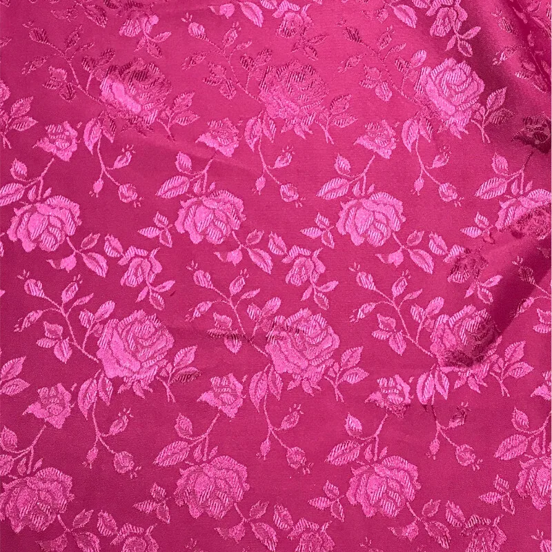 Rose Jacquard Brocade Satin 3
