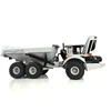 XDRC 1/14 RC Metal Hydraulic 6*6 Articulated Truck A40G Dumper Model Motor ESC Lights Adult Toy Birthday Gift TH18405-SMT8 2