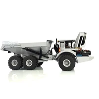 XDRC 1/14 RC Metal Hydraulic 6*6 Articulated Truck A40G Dumper Model Motor ESC Lights Adult Toy Birthday Gift TH18405-SMT8 2