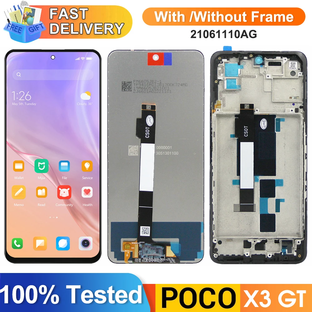 SWARK Pantalla LCD Compatible Con Xiaomi Poco X3 / X3