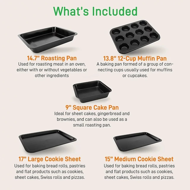 12 x 17 Non-Stick Jumbo Cookie Sheet Carbon Steel tray pan - Made By  Design