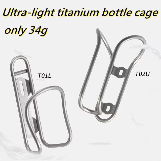 CNC Bicycle Accessories Titanium Cup Holder Mtb Bike Bottle Holder Ti Bottle Cage For Bromptonm /Mountain Road Cycling Bike Part 2