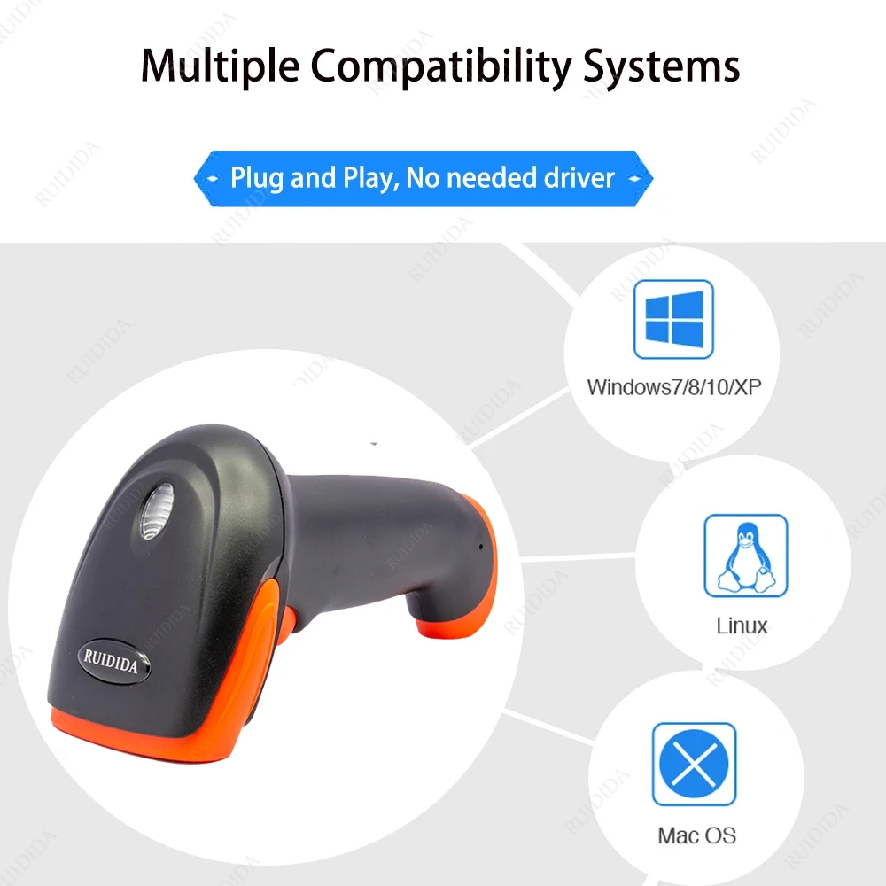 Barcode Scanner barcode scanner for Wireless or Wired 1D 2D