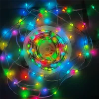20M TUYA Led Fairy String Lights Music Sync 200LED WS2812B Copper Wire String Lights RGBIC Color Changing Segment Control Lights - Image 6