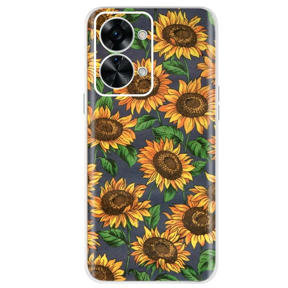 Stylish Painted Soft Silicone Clear TPU Phone Case Cover with Bumper Protection