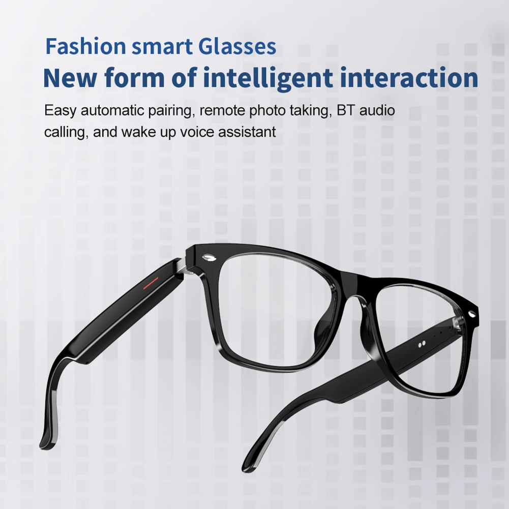 Lunettes Connectées Ai Avec Caméra 8mp & Audio Bluetooth à Prix