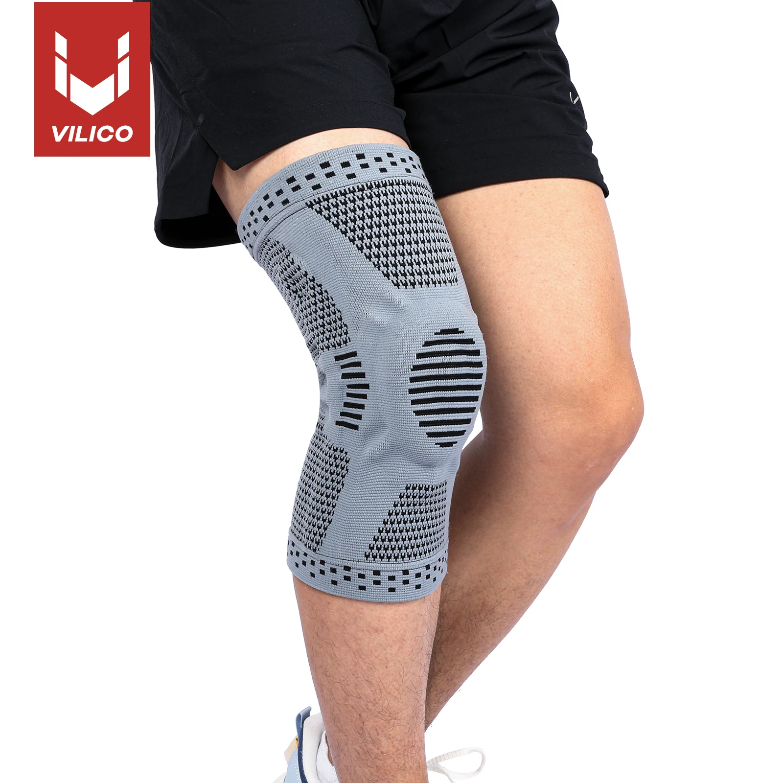 

Professional Compression KneePads Spring Brace High Stabilizer Elastic Knee Sleeves Relief Joint Pain Fitness Sport Knee Support