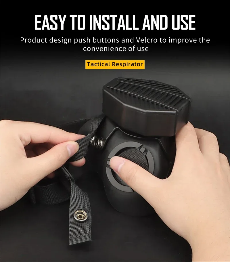 Tactical Half-mask Respirator For Airsoft And Outdoor Activities_voghion.com
