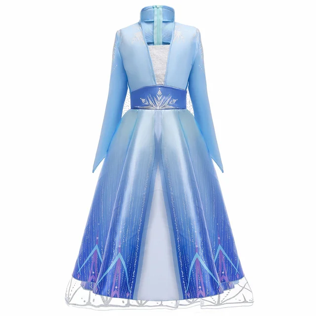 Disney Frozen Elsa Anna Princess Dress Girls Halloween Carnival ...