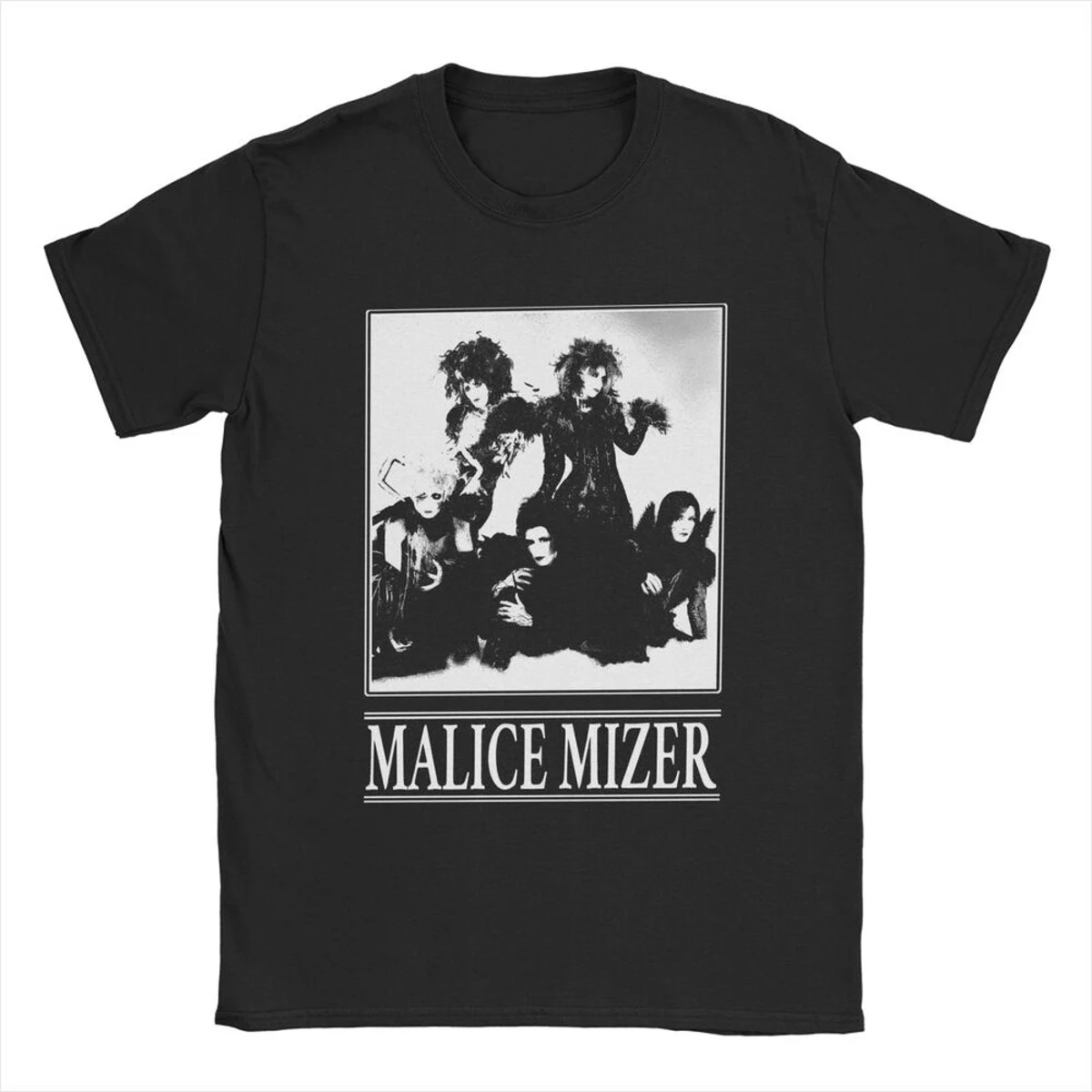 Malice Mizer Band Singer T Shirts Men 100% Vintage T-Shirts Round