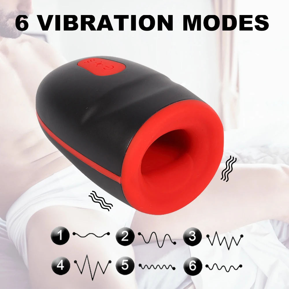 Masturbator Cup For Men Oral Glans Massage And Delay Trainer_voghion.com
