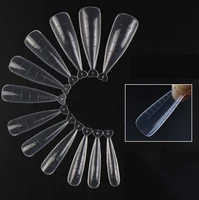 New 150pcs Dual Forms Nail Mold with Edges Inside Acrylic False Nails Tips Quick Building Gel Mold Extension Top Upper Forms 1
