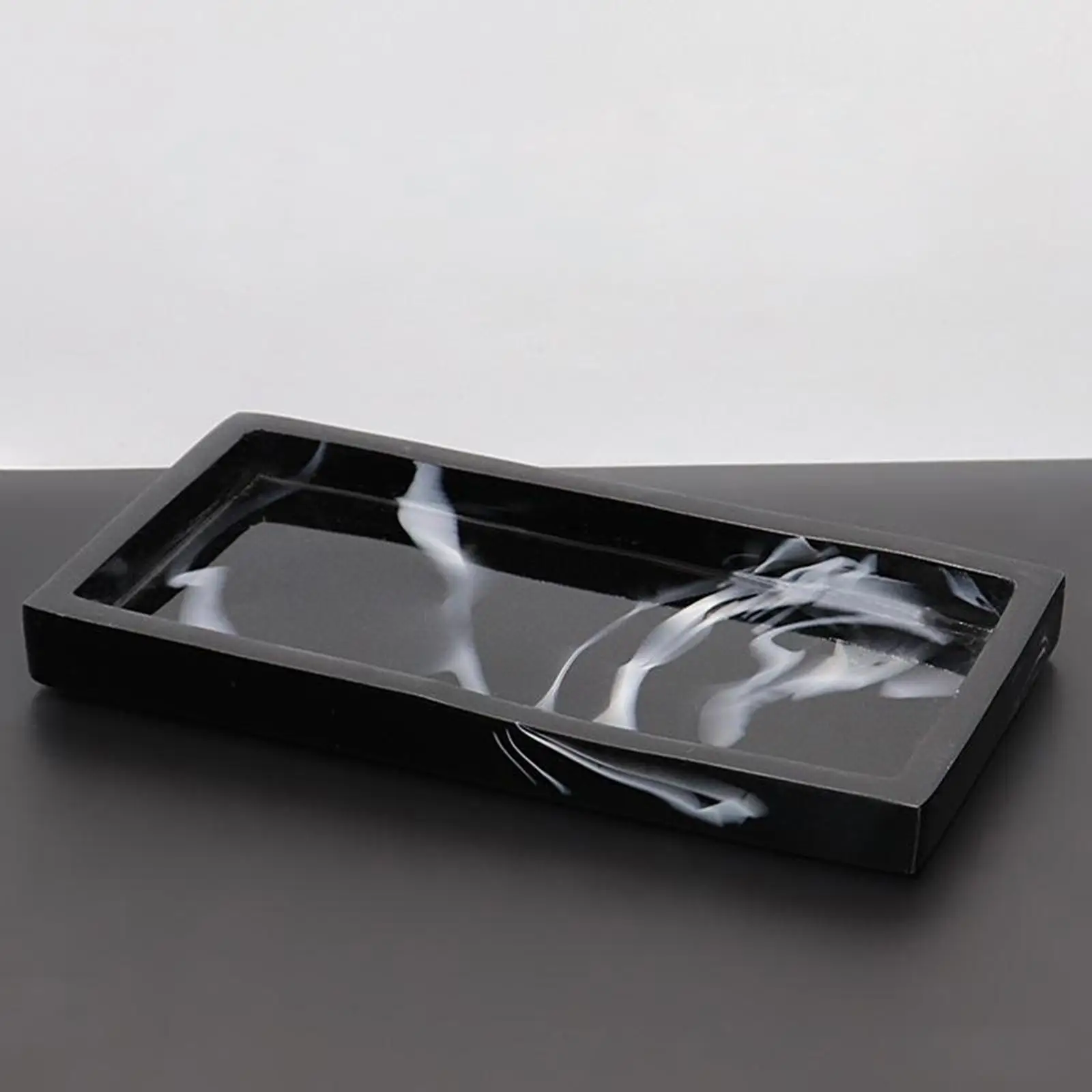 Nordic Imitation Marble Resin Tray for Bathroom Toilet Vanity