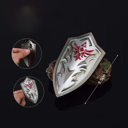 Exquisite Zelda - Themed Sky Sword Shield Decorative Ornament (10cm Silver Color)