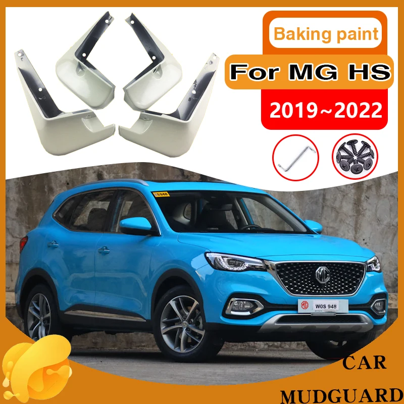 

Car Baking Paint Mudguards for MGHS MG HS AS23 EHS PHEV 2019~2022 Mud Flap Splash Guard Front Fender Mudflap Protect Accessories