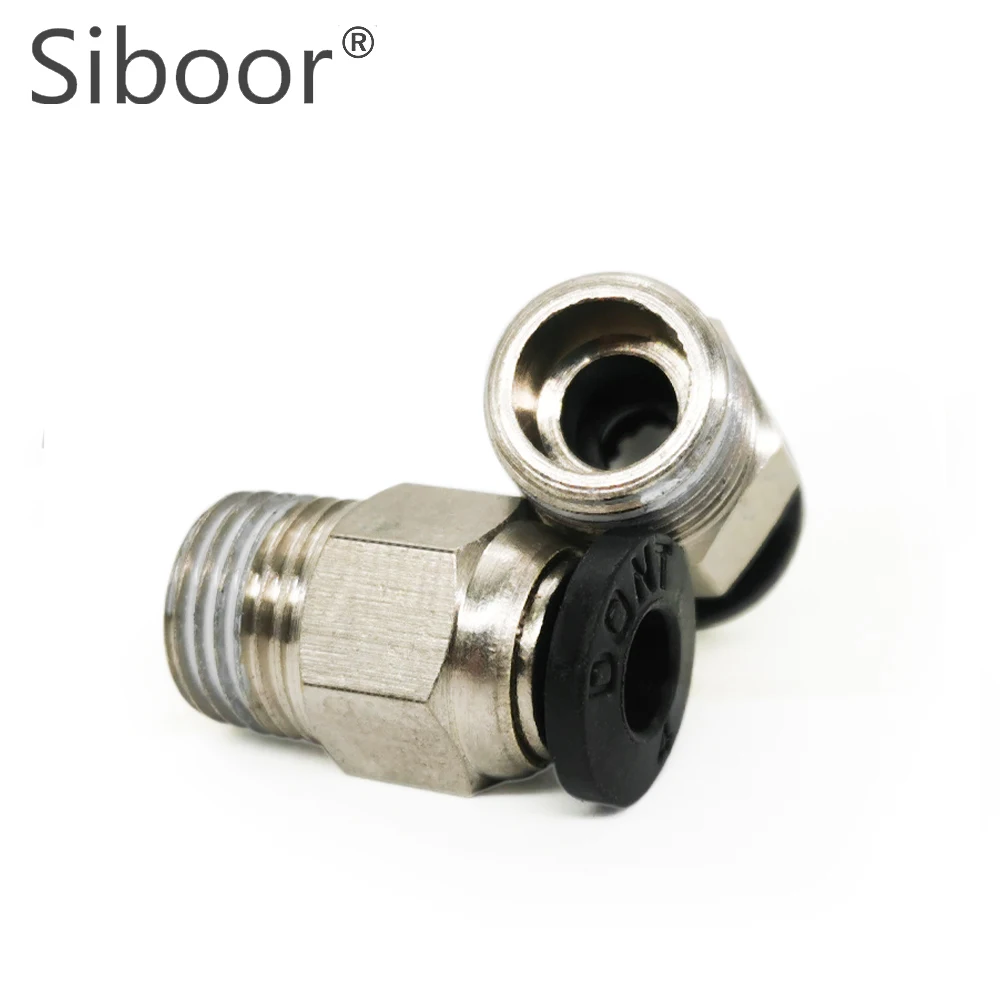 8pcs Pc401 M10 Quick Fitting Straight Pneumatic Connector Fitting Push