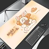 Mouse Pad XL Lockedge Large Gaming Accessories Computer Gamer Keyboard Pad Bunny Rabbit Mouse Mat Desk XXL Mousepad For gift 2