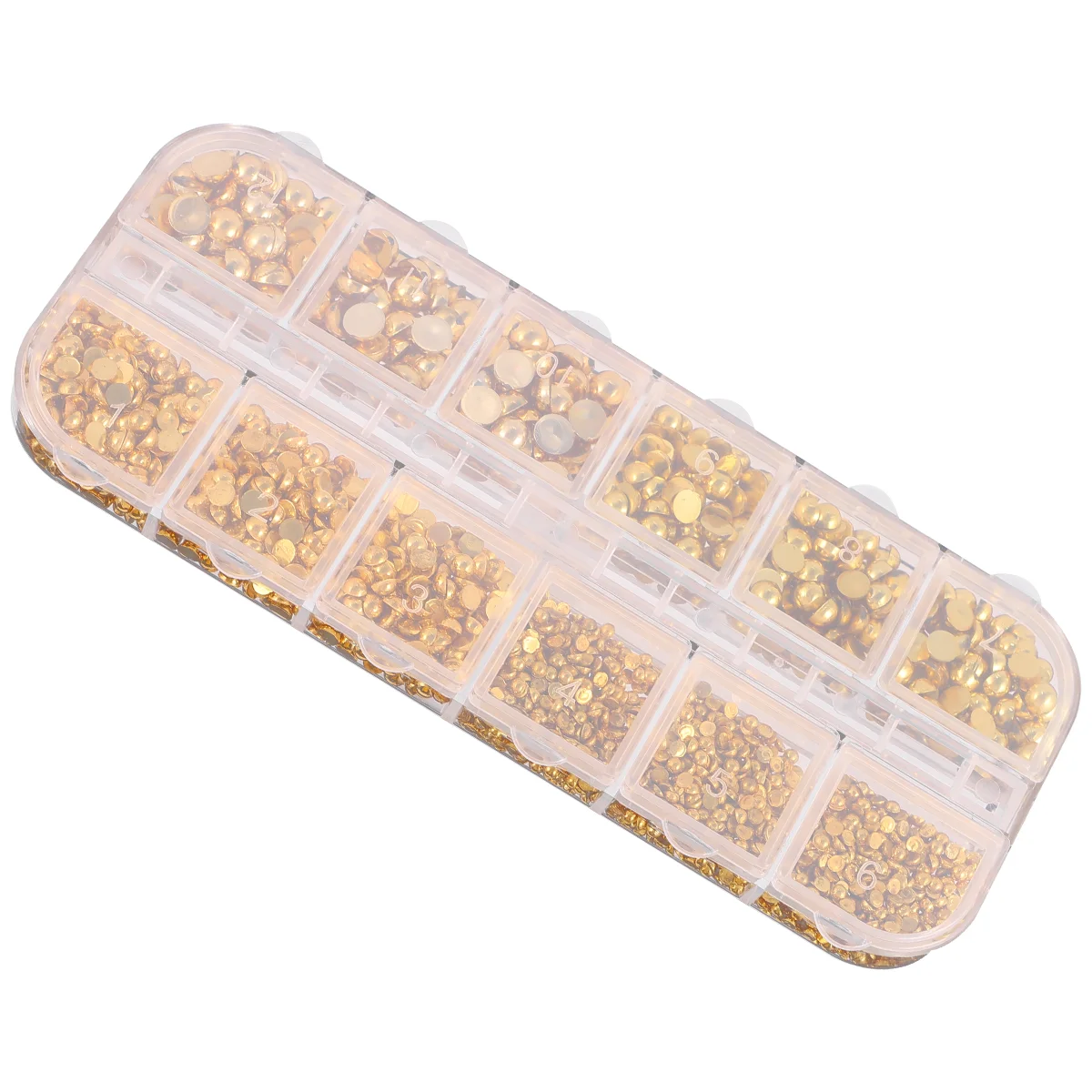 

Gold Decor Manicure Stickers Nail Accessories Rhinestones Fashion Decorative