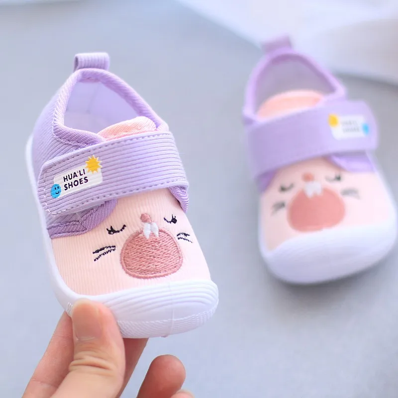 Infant Kids Baby Cartoon Anti Kicking Functional Shoe Soft Sole Squeaky Sneakers for Boy Girl Toddler Non-slip for Baby Shoes Soft Sole Shoes