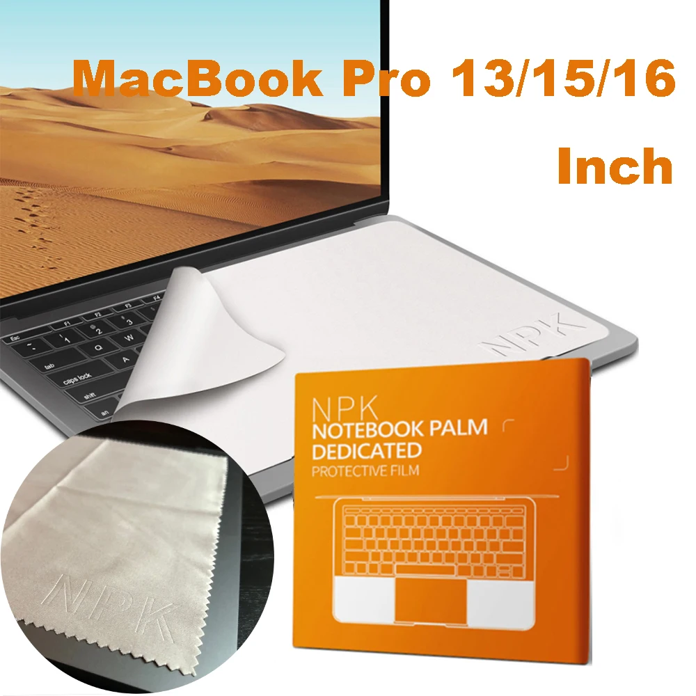 Laptop Screen Cleaning Cloth, Dustproof, Proteção do teclado, Notebook Keyboard Microfiber Cover para MacBook Pro 13 15 16