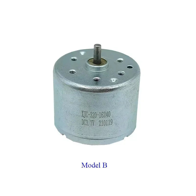 미니 320 DC 모터 3.7V 6V 12V 마이크로 24mm 저소음 원형 스핀들 저속 DIY 장난감 청소기 DVD 취미용